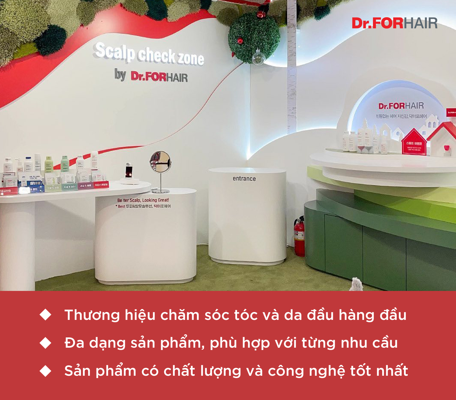 Những điểm nổi bật của Thương hiệu Dr.FORHAIR