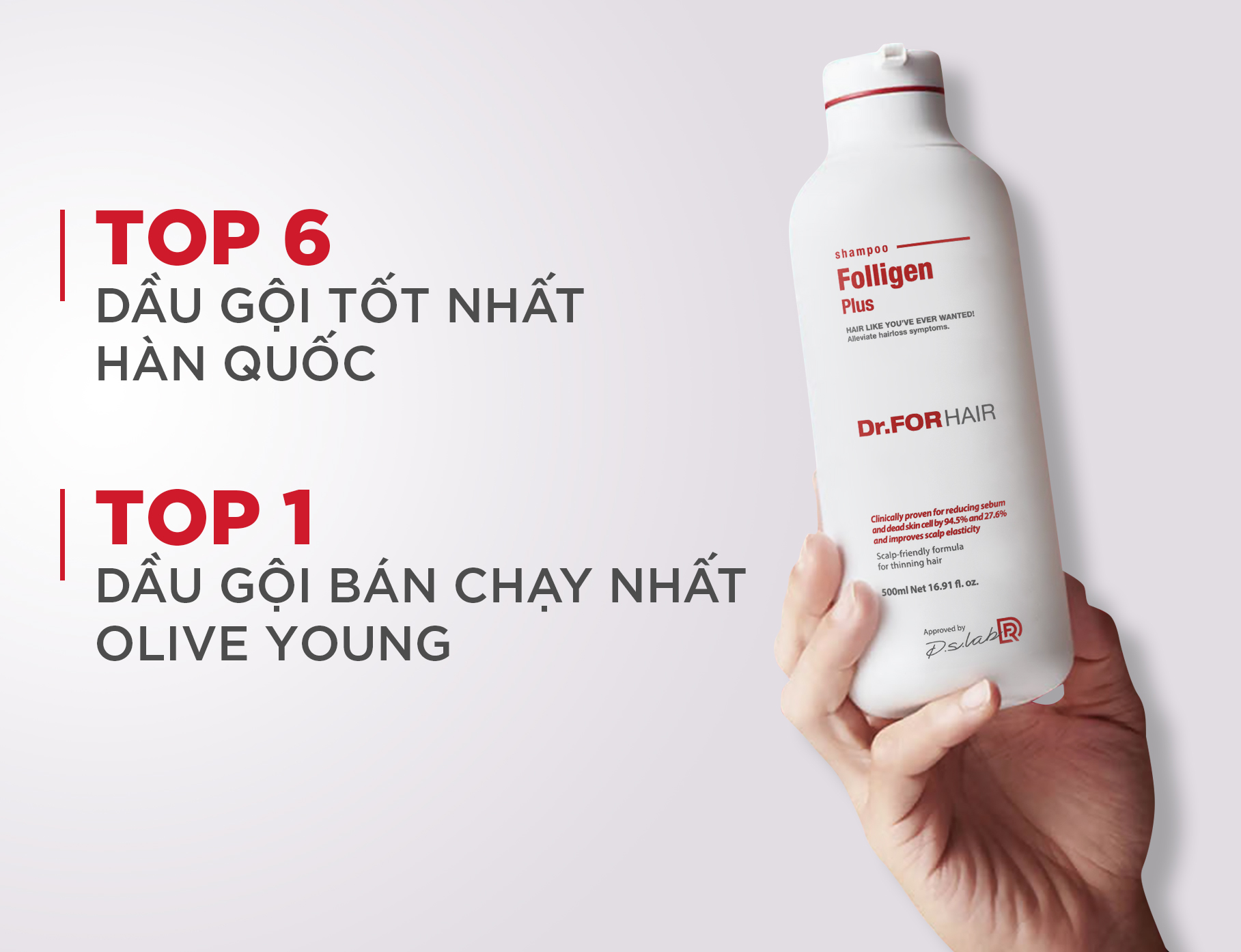 TOP 6 dầu gội tốt nhất Hàn Quốc