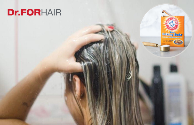 Trị gàu bằng baking soda