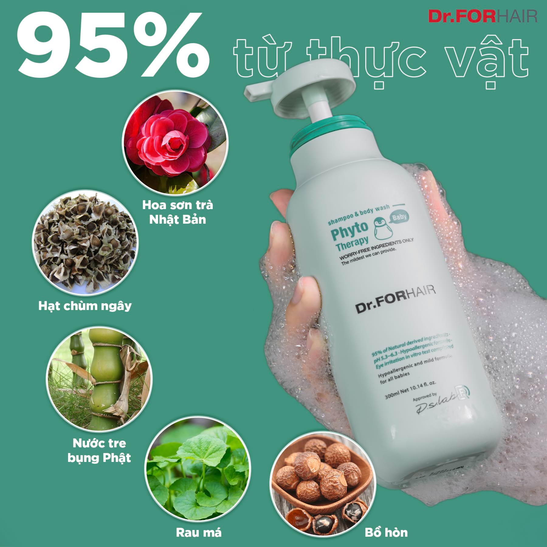 dầu tắm gội Phyto Therapy Baby