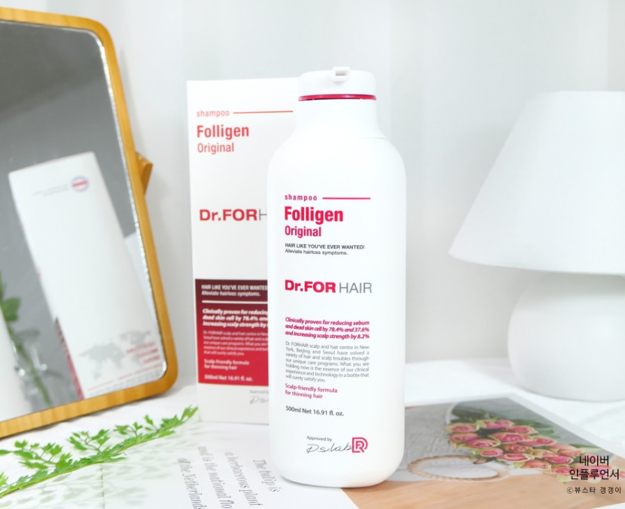 Dầu gội Folligen Original TOP 1 tại OliveYoung Hàn Quốc