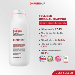 Dầu gội nguyên bản cao cấp, chăm sóc da đầu, hỗ trợ mọc tóc Dr.FORHAIR FOLLIGEN ORIGINAL 300ml