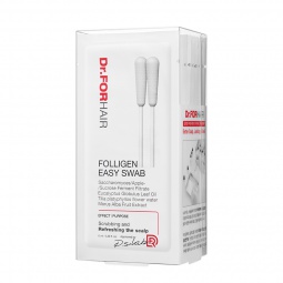 Hộp 10 gói bông tăm tẩy tế bào da đầu Dr.FORHAIR Folligen Easy Swab Cleansing 6ml